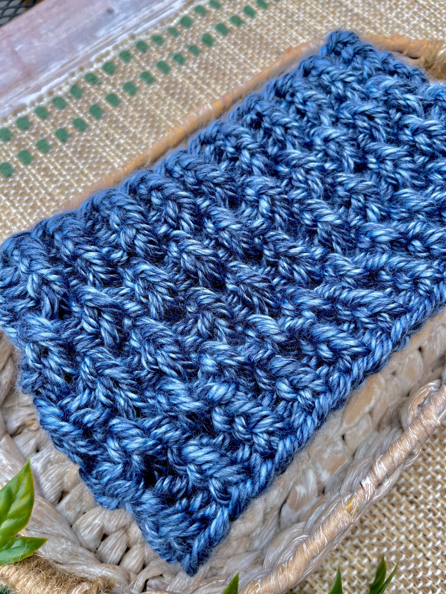 Marley Headband in Deep Blue