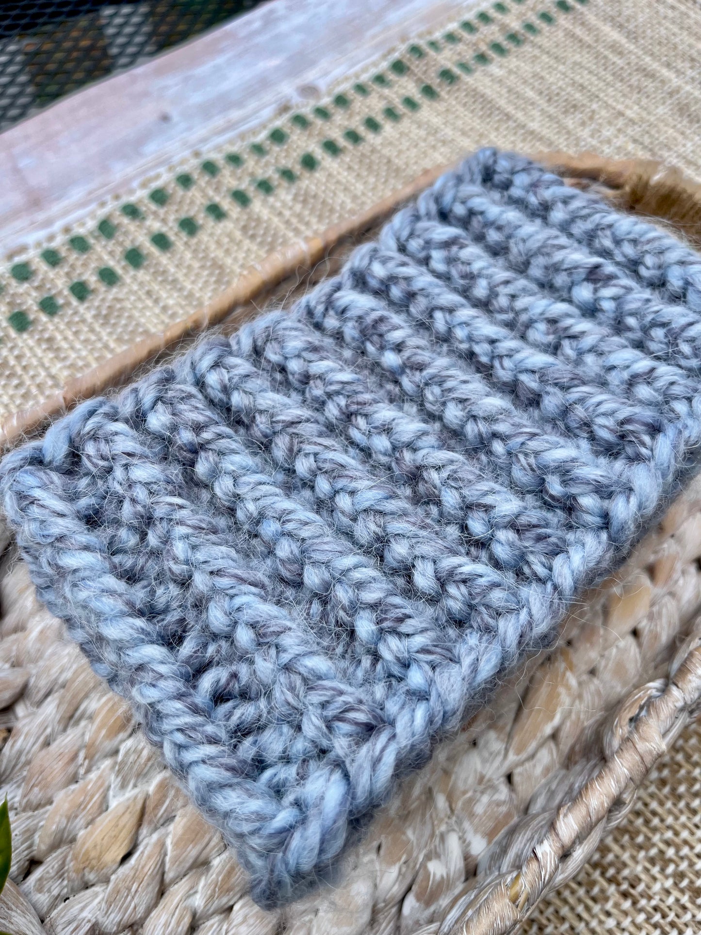 Apricity Headband in Soft Blue Gray