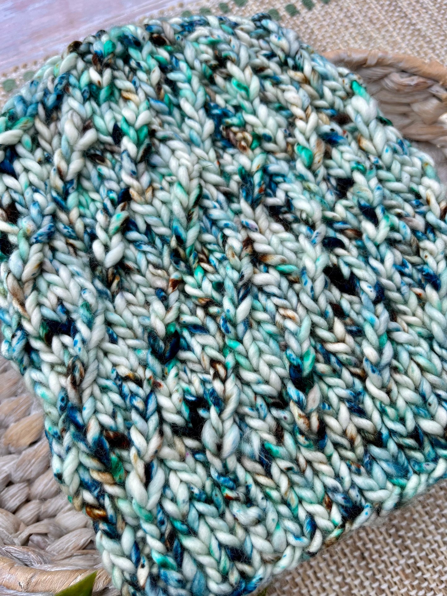 Hum Beanie in Mint Chip